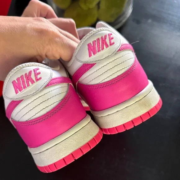 Kids Pink and White Sneakers - Picture 5 of 6